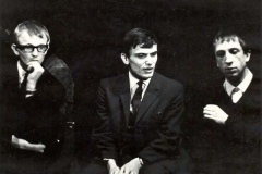 DMD - Večer bez obalu (1965): Zleva: Rudolf Křesťan, Ondřej Suchý, Miroslav Kovářík